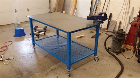 building a welding booth out of sheet metal|diy welding table.